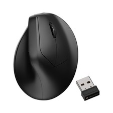 M5 8K Vertical Ergonomic Mouse Wireless, 2.4 GHz/Bluetooth 5.3/Wired Computer... picture