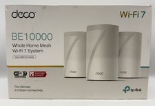 TP-Link Tri-Band WiFi 7 BE10000 Whole Home Mesh System Deco BE63 3 **OPEN BOX** picture