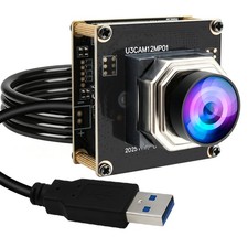 ELP High Speed USB3.0 Autofocus Fisheye Camera Module, 1080P/230fps, 4K/60fps... picture