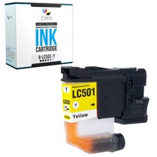 1PK Compatible CMYi LC501 Yellow Ink Cartridge fits Brother MFC-J1260DW J1410DW picture