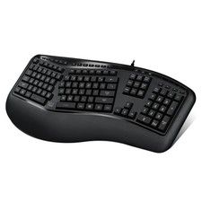Adesso Tru-Form 150 3-Color Illuminated Ergonomic Keyboard picture