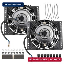 6 Inch Electric Radiator Cooling Fans, Universal Slim Pull 12V 80W 650CFM Direct picture