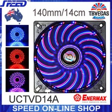 Enermax UCTVD14A 140mm T.B.VEGAS Blue/Red Combo LEDs 15dBA 100K Hrs Cooling Fan picture