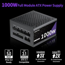 MUSETEX PC Power Supply 1000W, Full Modular ATX Power Supply picture