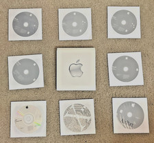 Vintage Apple iBook Software Restore Install Discs Lot - 8 Disks & Case OS X picture