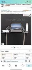 VIVO Universal Laptop Treadmill Desk Attachment | Notebook Stand for Treadmills picture