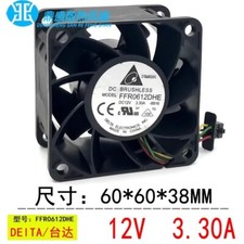 Delta FFR0612DHE 6038 DC12V 3.3A 6CM 4-Wire Server Cooling Fan picture