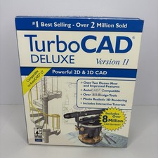 TurboCAD Deluxe Version 11 For windows 2000 /XP 2D & 3D CAD picture