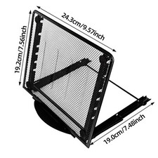 NEWEST Foldable Laptop Tablet Stand Angle Adjustable Holder Riser Portable picture
