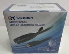 NEW Cable Matters Superspeed 3.0 Active M/F Extension Cable 10M/32.8FT picture