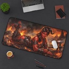 Karlach Mouse Pad, Baldurs Gate Desk Mat, Gaming Mouse Pad XL picture