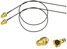 2x U.FL MHF4 to RP-SMA Cable 12