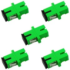 5 PCS SC/APC Fiber Optic Coupler Kit FTTH Internet Cable Extension Adapter picture