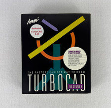 IMSI TurboCAD Designer DOS CAD Software Boxed Set w Floppy Disks picture