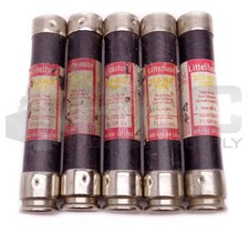 LOT OF 5 LITTELFUSE FLSR 60 SLO-BLO FUSE CLASS RK-5 600VAC picture
