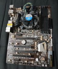 ASRock Z77 Extreme4 Motherboard w/ Intel Processor CPU & Fan – Tested Working picture