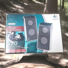 Logitech V20 USB Laptop Notebook Speakers Portable  picture