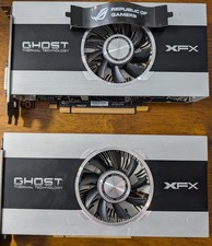 (2) XFX R7850 Series Radeon 7850 Ghost Thermal 1GB with crossfire connector picture