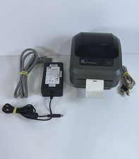 Zebra GK420d Direct Thermal Label Printer GK42-200110-000 w/ A/C Adaptor TESTED picture