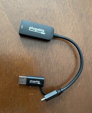 Plugable 2.5G 2.5 GbE USB-C Ethernet Dongle Network NIC USBC-E2500 USB-A Adapter picture