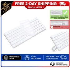 ProElife Ultra Thin Silicone Keyboard Protector for Apple Magic Keyboard 1/2 US picture