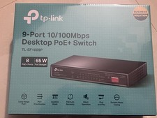 TP-Link TL-SF1009P - 9-Port 10/100Mbps Desktop Switch with 8-Port PoE picture