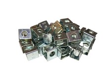 25 PCS Zinc 1224 Slide On Cage Nuts Hardware Fasteners Accessories USA picture