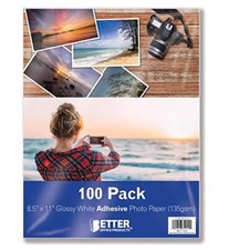 Self-Adhesive Photo Paper Sticky Photo Paper Glossy (8.5