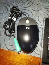 Genuine HP M-SBF96 Silver/Black 3 Button PS/2 Optical Scroll Wheel Mouse m-29 picture