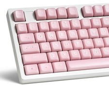 XVX Translucent Pink Keycaps Double Shot PBT MDA Profile 132 Keys Mechanical picture