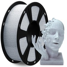 GEEETECH 3D Printer Filament Like Marble PLA Stone Texture Grey 1KG/Roll 1.75mm picture