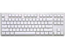 Mechanical Keyboard 87 Key White Tenkeyless USB Connection Cherry MX Red picture