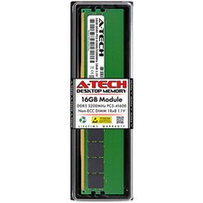 A-Tech 16GB PC5-41600 DDR5 5200 MHz Non-ECC DIMM 288-Pin Desktop Memory RAM 1x picture
