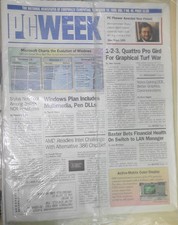 PC Week, November 19, 1990. New, sealed. Microsoft charts Windows evolution, etc picture