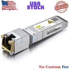 10GBase-T SFP+ to RJ-45 Transceiver, 10Gbe SFP+ Copper Ethernet CAT6a Module... picture