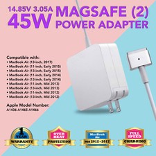 45W AC Charger Power Adapter Cord for 2013-2015 Apple Macbook air 11