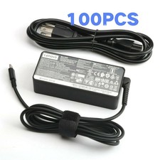 100PCS Genuine 65W USB-C Type-C Charger for Lenovo ThinkPad T480 ADLX65YLC3A OEM picture