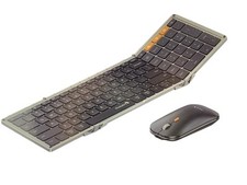 ProtoArc Foldable Keyboard and Mouse, XKM01 Folding Wireless Keyboard Mouse Comb picture