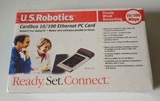 U.S. Robotics Cardbus 10/100 Ethernet PC Card Model 7901A New, Sealed (NIP) picture