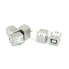 5 Pcs USB Type B Socket PCB Jack 4 Pins Female Connector picture
