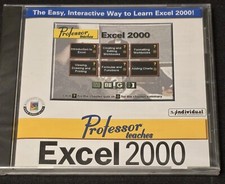 New - Sealed - Professor Teaches Excel 2000 Windows CD-ROM picture