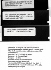 TI-99/4A RARE SMU Electrical Engineering CIRCUIT ANALYSIS 1  5.25 DISKS picture