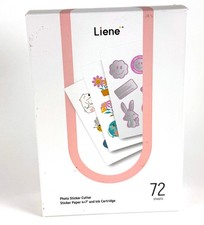 Liene Photo Sticker Cutter with 72 Sheets 4x7