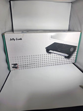 Jelly Comb White Adjustable Monitor Stand Riser w/Keyboard, Phone/Tablet picture