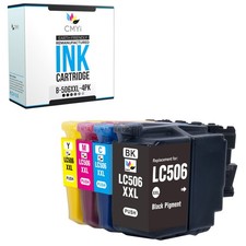 CMYi Compatible Black Color Ink Cartridges Lot fits Brother LC506XXL MFC-J4355DW picture