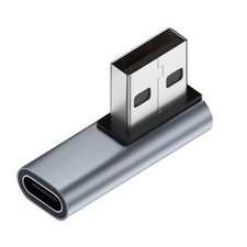 CY USB-C Type C Female Low Profile 90 Degree Right Angled to USB 3.0 A Male D... picture