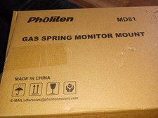 Philoten Single Monitor Mount Gas Spring Long Arm MD81 Open Box Complete  picture