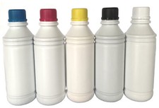 5X1000ml DTF Ink CMYKW Direct to Film Printer Film Hot Melt Powder Heat Transfer picture