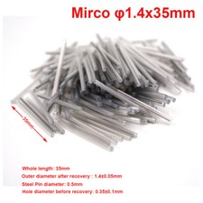 Mirco OD1.4mm Fiber optic Fusion Splice Protection Sleeve Tube 35mm 1000PCS picture
