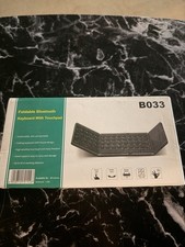 NEW Foldable Bluetooth Keyboard With Touchpad B033 picture